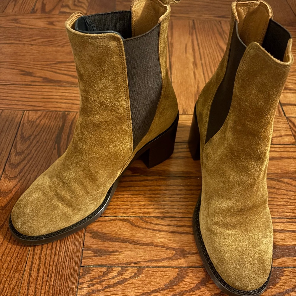 Like New! Sezane Pippa Ankle Boots Caramel - Size 6